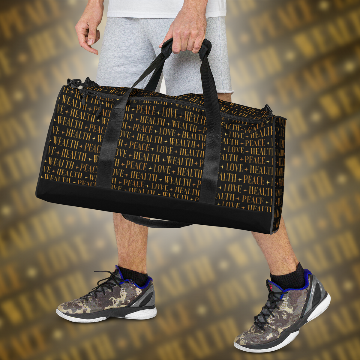PEACE+LOVE+HEALTH+WEALTH - Essence Duffle