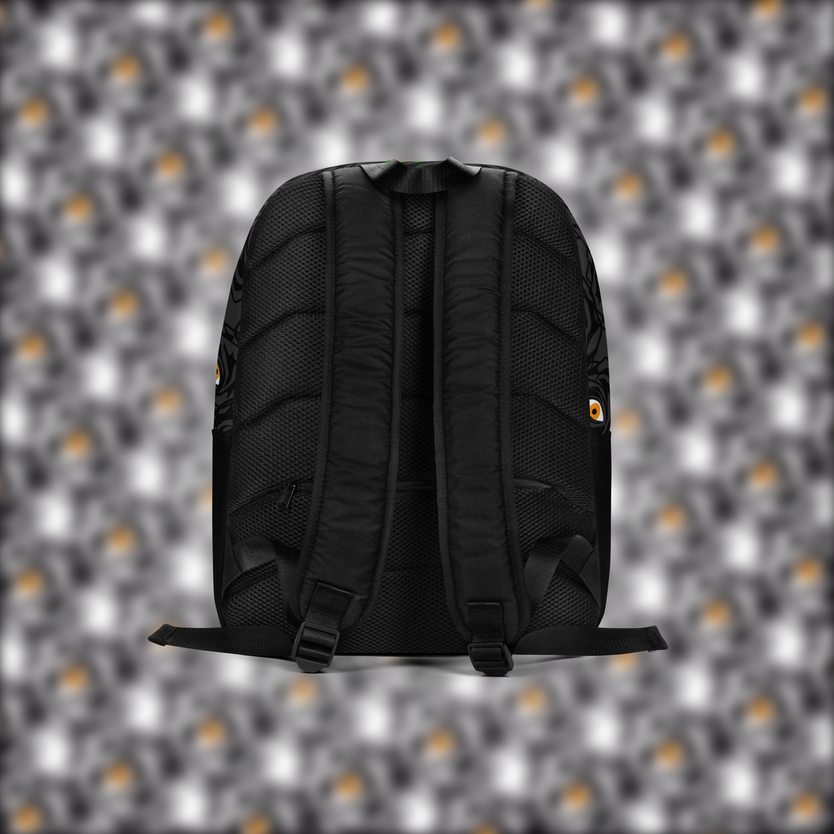 ROSE EYE: NEON - Glow Backpack - Black